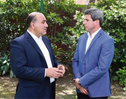 Juan Manzur y Sergio Uñac, en San Juan