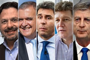 Los gobernadores Sáenz, Jaldo, Uñac, Melella y Ziliotto