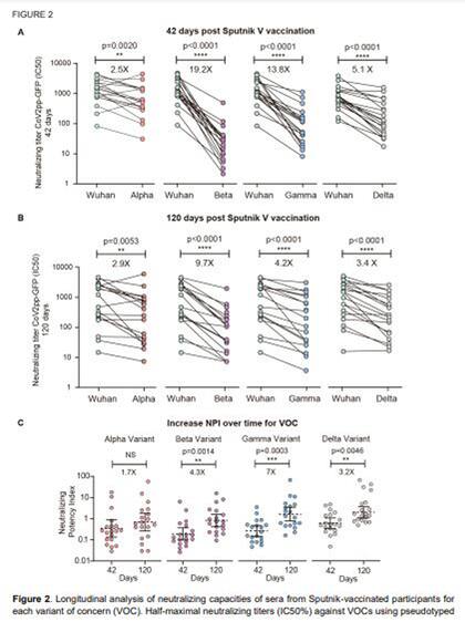 Los gráficos de la investigación publicados en el pre print.