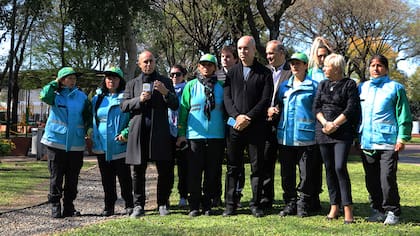 Los guardias ya están en 100 plazas porteñas