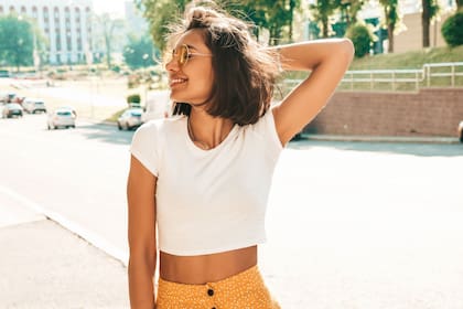 Los habitantes de Nueva York optaron por prendas cómodas y en colores claros para combatir el calor