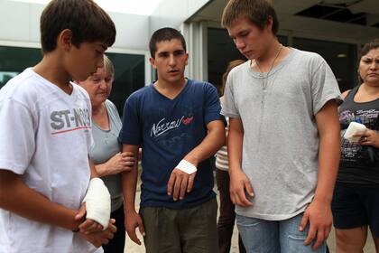 Los heridos fueron atendidos en el hospital municipal de Campana