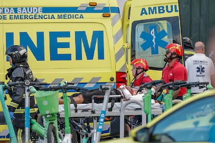 Los heridos fueron trasladados a hospitales cercanos