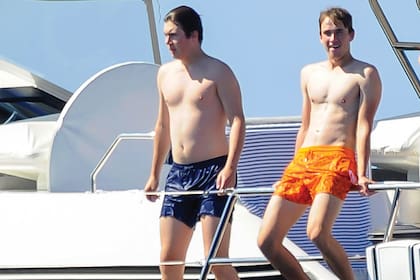 Los hermanos Christian y Vincent.