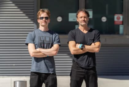 Los hermanos Christian y Damien Devaux