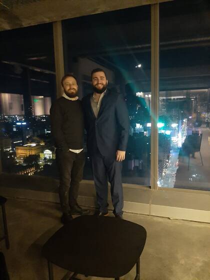 Los hermanos consiguieron una vista 360 a la ciudad de Buenos Aires