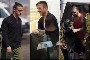 Los hermanos Cunio y Eitan Horn, tras su liberación (Fuente Latina)