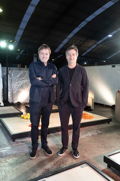 Los hermanos Javier y Juan Ignacio Nosten, diseñadores de la firma de mobiliario Nosten.