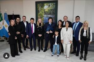 Los hermanos Milei y los pastores Guillermo Maldonado y Jorge Ledesma