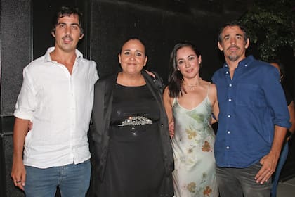 Los hermanos Santiago, Camila, Valeria y Marcos Gastaldi, también dijeron presente