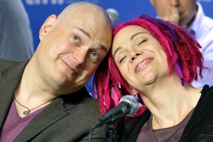 Los hermanos Wachowski, durante el festival de Toronto