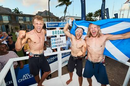 Los hermanos ya habían roto la marca de remo sin asistencia cruzando el Atlántico en 2020