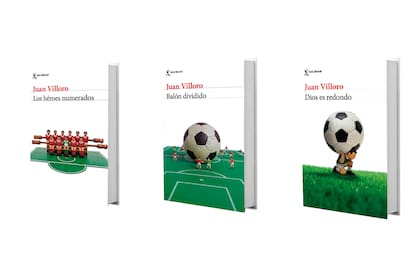 "Los héroes numerados", novedad de Juan Villoro (Seix Barral, $34.900) junto a sus clásicos "Balón dividido" (Seix Barral, $38.900) y "Dios es redondo" (Seix Barral, $38.900)