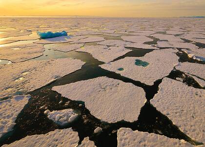 Los hielos que cubren el Northwest Passage.