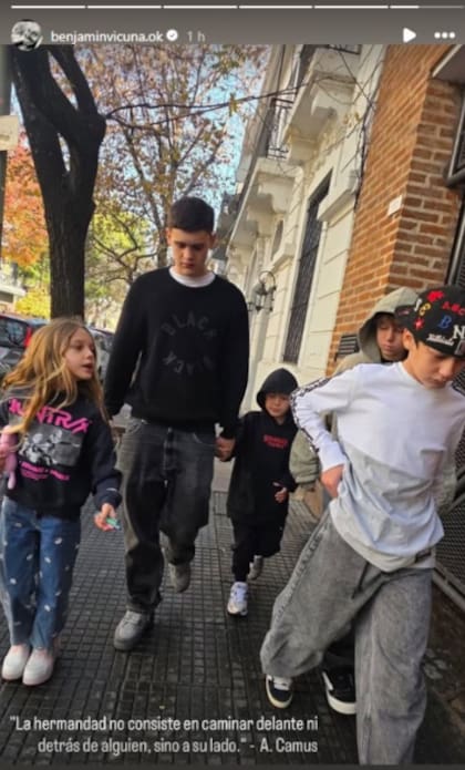 Los hijos de Benjamín Vicuña se reencontraron después de meses de distancia (Foto: Captura Instagram/@benjaminvicuna.ok)
