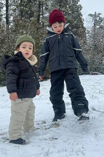 Los hijos de la actriz son fanáticos de los deportes de invierno.