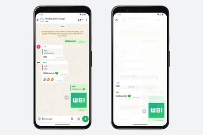 Los hilos para seguir conversaciones en un chat grupal podrían llegar a WhatsApp
