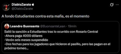 Los hinchas apuntaron a Tapia