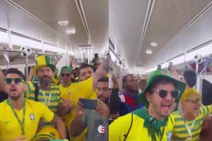 El canto de la hinchada de Brasil que provoca a la Argentina en las calles de Qatar