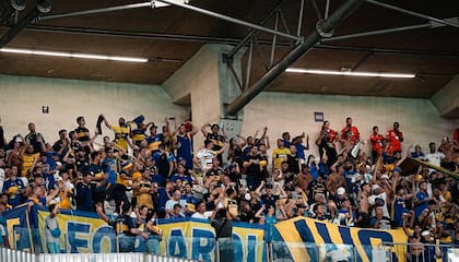 Los hinchas de Boca copan el Mineirão en Belo Horizonte