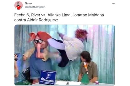 Los hinchas de River apuntaron los memes contra Aldair Rodríguez