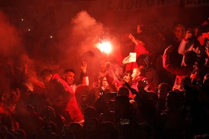 Los hinchas de River vivieron la fiesta en las tribunas