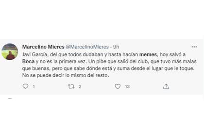 Los hinchas también compartieron comentarios sobre las atajadas de Javier García