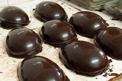 Los huevos en proceso