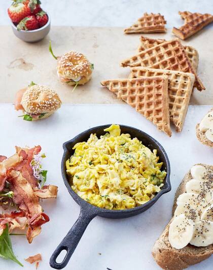 Los huevos revueltos de Möoi, siempre un acierto.