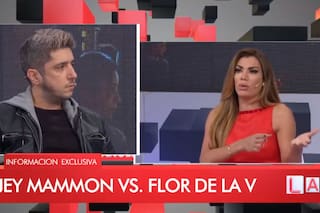Jey Mammon y Flor de la V se cruzaron en vivo