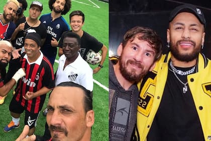 Los imitadores de Neymar y otros futbolistas