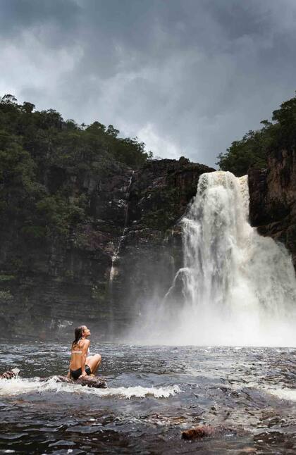 Los imponentes saltos del río Preto.