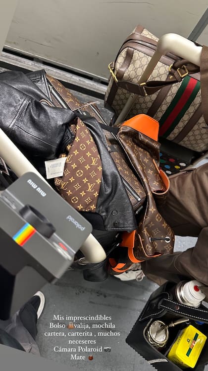 Los "imprescindibles" de Wanda Nara cuando viaja