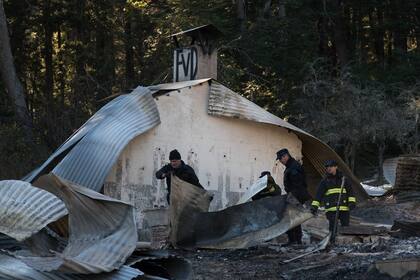 Así quedó un camping, que fue incendiado intencionalmente en agosto del año pasado