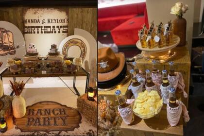 Los increíbles detalles de la fiesta número 34 de Wanda Nara. Imagen: @wanda_icardi