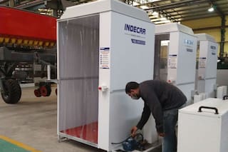 Coronavirus. La empresa que pasó de hacer sembradoras a cabinas desinfectantes