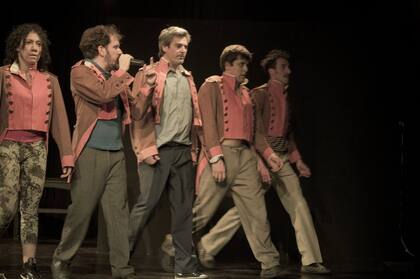 Los cinco fantásticos de Krapp, en una de sus tantas obras con las que renovaron el mapa del circuito de danza contemporánea independiente