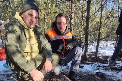 Los integrantes de la asociación nunca imaginaron lo que hallarían en suelo polaco