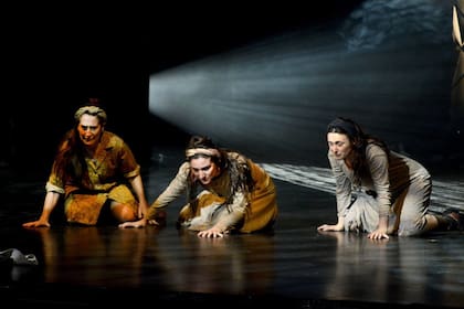 Los integrantes de la Comedia Cordobesa, en la noche del debut