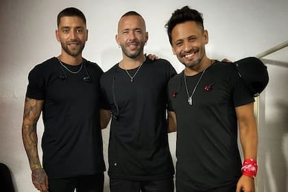 Los integrantes de La Konga, que sufrió un accidente en su show realizado en Colón