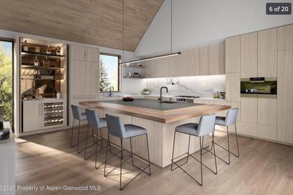 Los interiores de la casa valuada como la más cara del año en Aspen (Zillow)