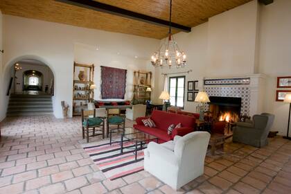 Los interiores recrean la calidez andina en todos su rincones.