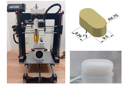 Los investigadores de Bahía Blanca demostraron que con una impresora 3D se pueden fabricar nutracéuticos o alimentos con componentes beneficiosos para la salud