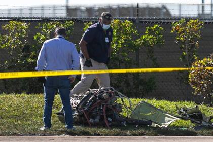 Los investigadores llegaron hasta el lugar de la tragedia y comenzaron con las pericias para determinar las causas del accidente