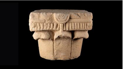 Los invetsigadores creen que el impresionante capitel se encontraba sobre un pilar que se encontraba en un edificio o calle del período romano (Foto: Gentileza Shai Halevi, Autoridad de Antigüedades de Israel)