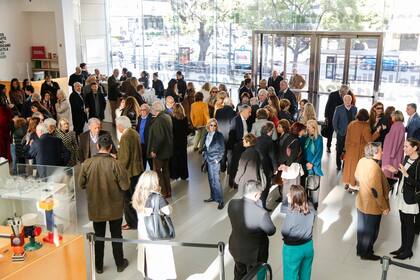 Los invitados a la presentación de la sala Ricardo Esteves en Malba