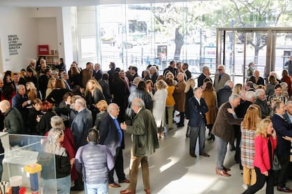Los invitados en la mañana del jueves en el Malba
