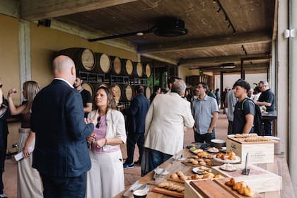 Los invitados fueron recibidos con una recepción y desayuno.
