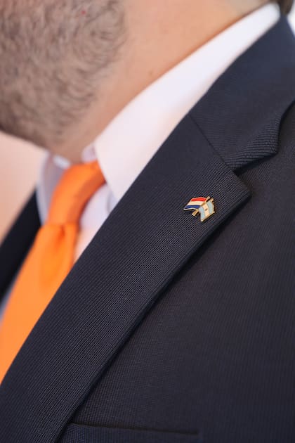 Los invitados lucieron la bandera y los colores de Países Bajos y de la casa de Orange Nassau