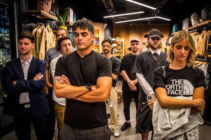 Los invitados participaron de una actividad que propuso Bachrach.